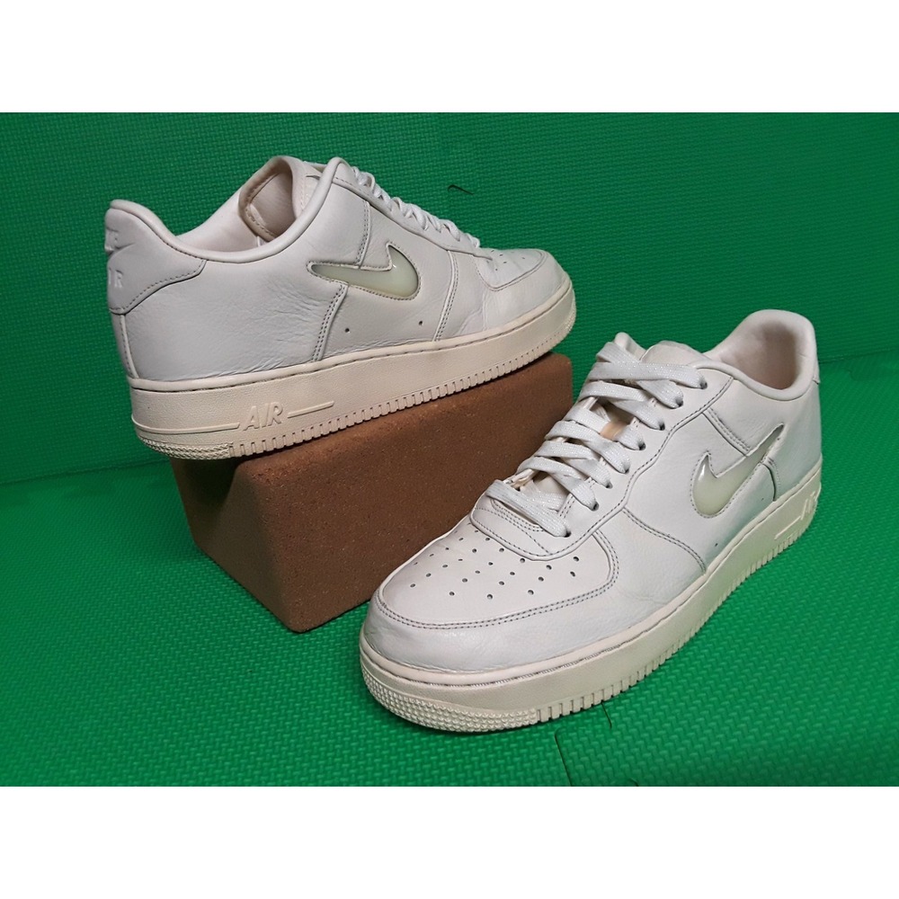 Nike Air Force 1 Retro PRM Swoosh Sail Sneakers Us Sz 10.5 Men's 941912-100